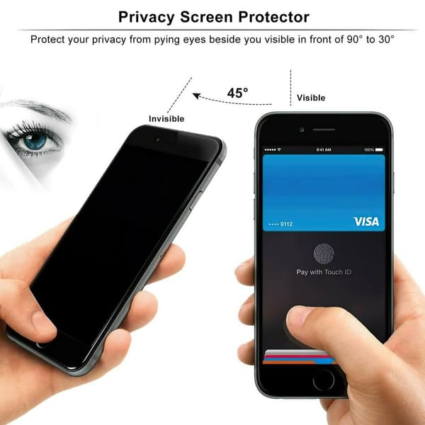 iPhone SE (2020 & 2022) - Integritet Härdat Glas Sekretessskärmskydd