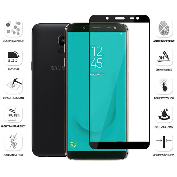 Samsung Galaxy J6 2018 - Hærdet Glas Skærmbeskyttelse