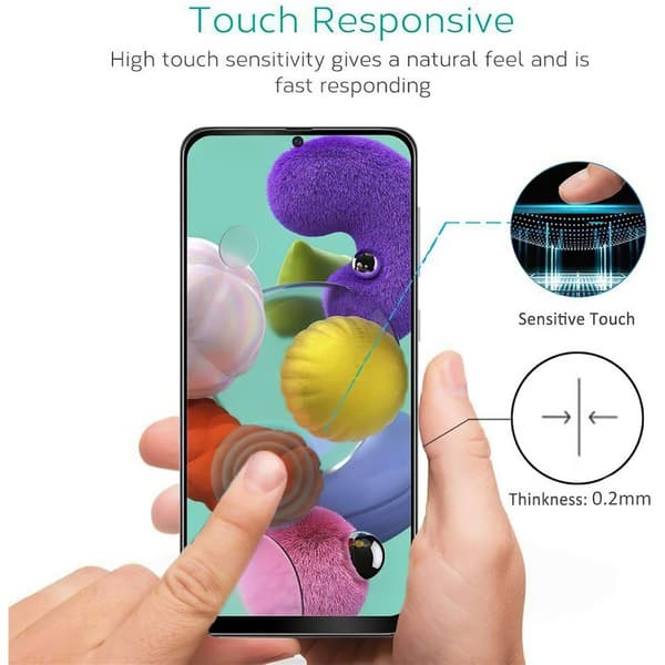 Samsung Galaxy A51 - Hærdet Glas Skærmbeskyttelse