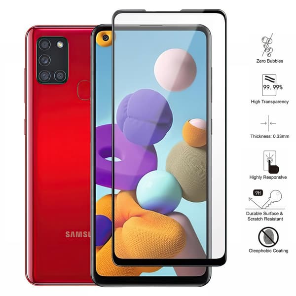 Samsung Galaxy A21s - Temperoitu Näytönsuoja Lasi