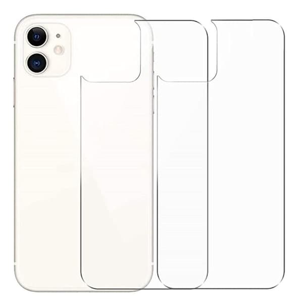 3-PACK iPhone 12 Pro Baksida Skärmskydd 9H 0,3mm