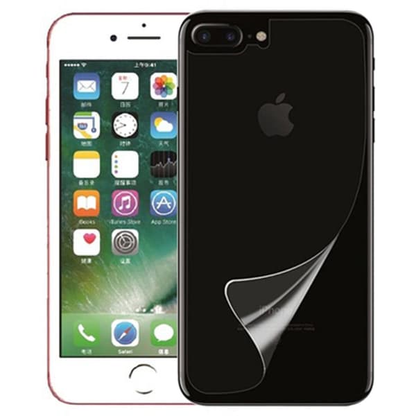 3-PACK iPhone 8 Plus Mjukt Baksida Skärmskydd PET 9H 0,2mm