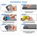 Miniatyrbild 3 av 7: 3-PACK iPhone 12 Mini Högkvalitativt Ultratunt Kameralinsskydd