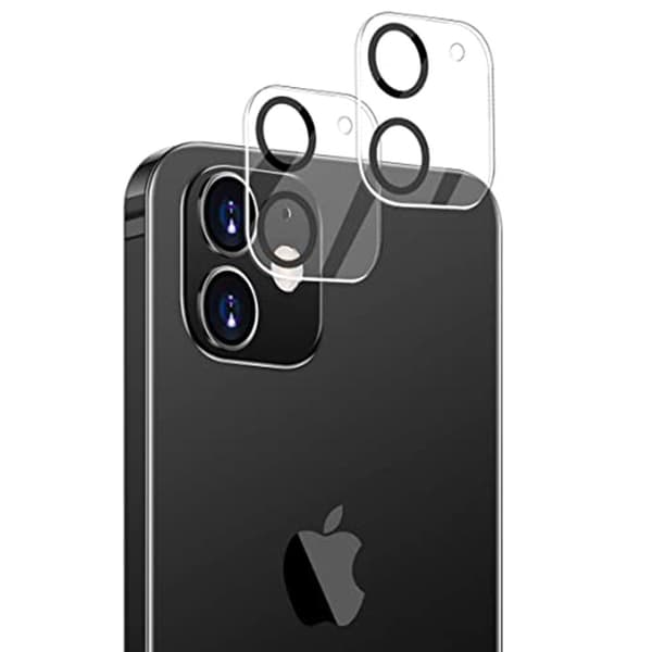 3-PACK Högkvalitativt Ultratunt Kameralinsskydd iPhone 12 Mini