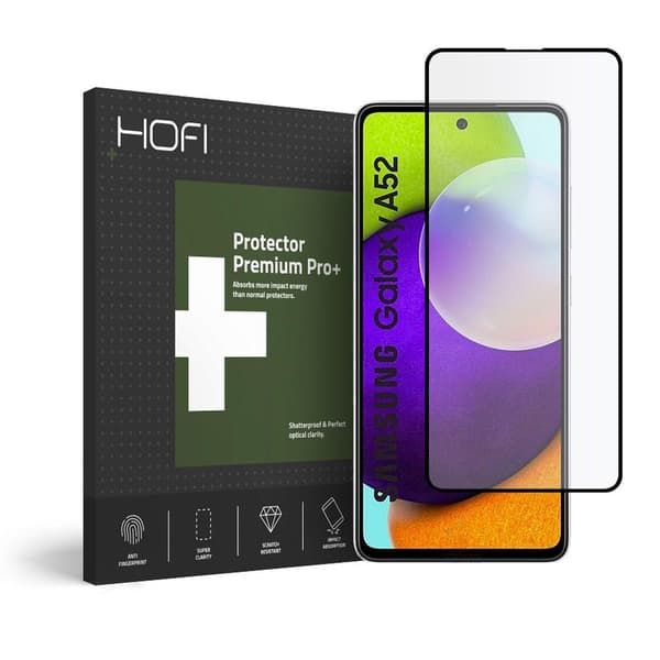Hofi - Härdat Glas Skärmskydd Pro Galaxy A52/A52S 5g - Svart
