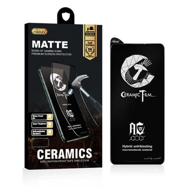 iPhone 12 Pro Max -näytönsuoja Matt CerAMPY COTDED Glass -hiilikuitu