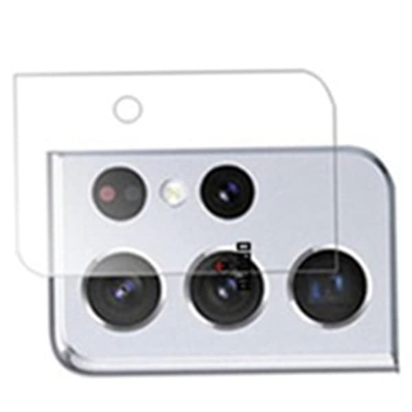 2-PACK Galaxy S21 Ultra HD-Clear Ultratunt Kameralinsskydd