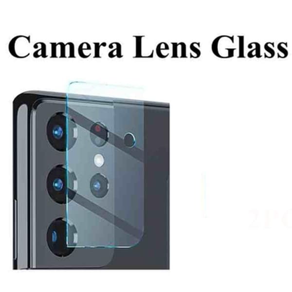 2-PACK Galaxy S21 Ultra HD-Clear Ultratunt Kameralinsskydd