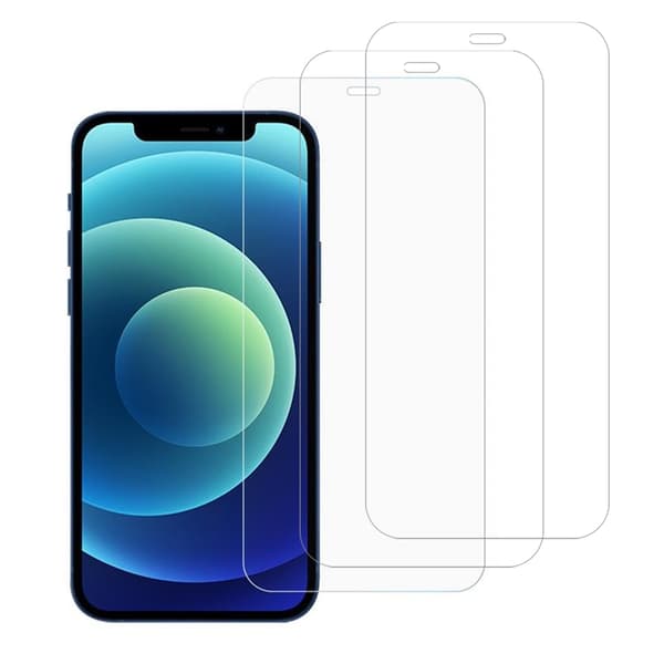 [3-PACK] Härdat Glas Skärmskydd iPhone 12 Pro Max - Clear
