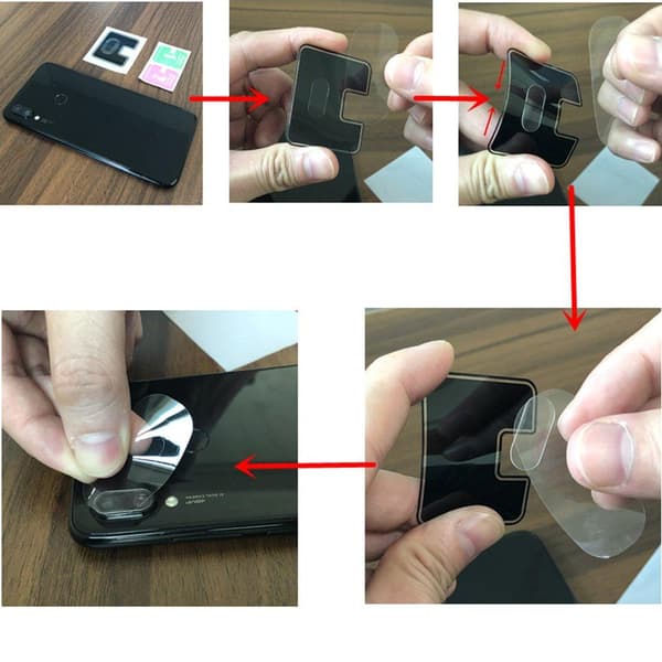 3-PACK Galaxy S21 Plus Högkvalitativt 2.5D Kameralinsskydd