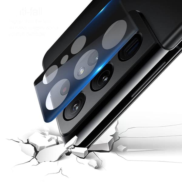 2-PACK Galaxy S21 Ultra Högkvalitativt 2.5D Kameralinsskydd