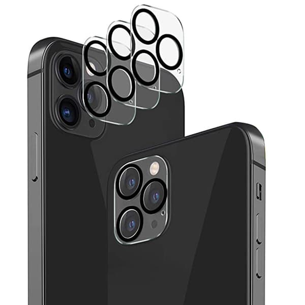 2-PACK iPhone 12 Pro Högkvalitativt Ultratunt Kameralinsskydd