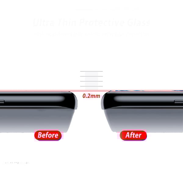 2-PACK S21 Ultra Högkvalitativt 2.5D HD-Clear Kameralinsskydd