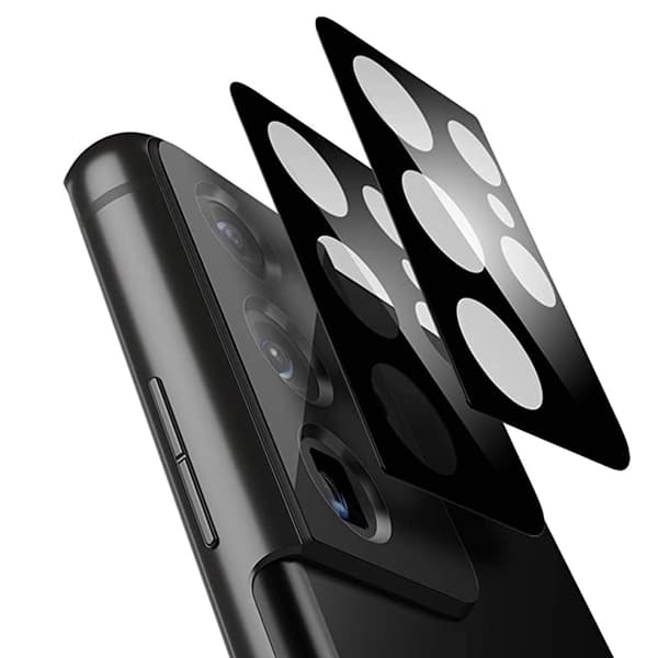 2-PACK S21 Ultra Högkvalitativt 2.5D HD-Clear Kameralinsskydd