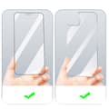 Miniatyrbild 8 av 11: 3-PACK Fram- & Baksida Skärmskydd 0,3mm iPhone 12 Pro