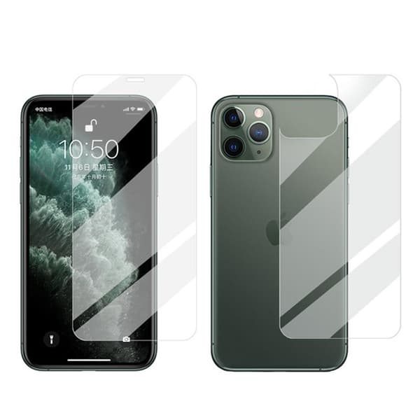 2-PACK iPhone 12 Pro Max Fram- & Baksida Sk�rmskydd 0,3mm
