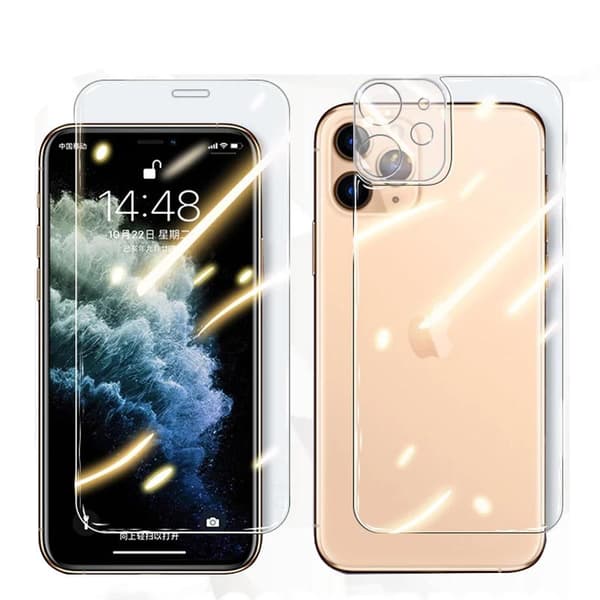 2-PACK iPhone 12 Pro Max Fram- & Baksida Sk�rmskydd 0,3mm