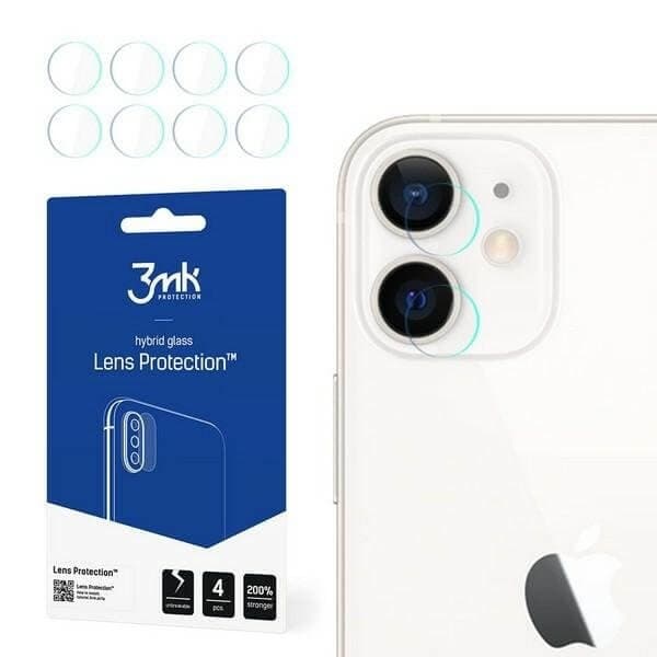 3MK (4 st) iPhone 12    Kameralinskydd