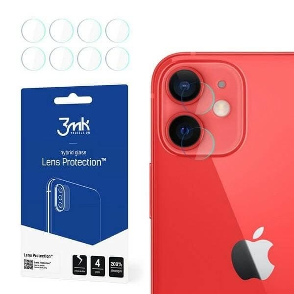 3MK (4st) iPhone 12 Mini   Kameralinskydd