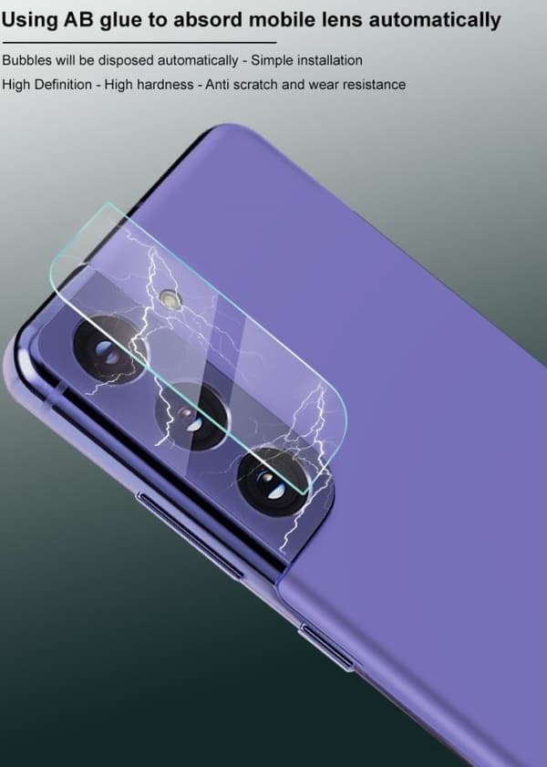 [2-PACK] Kameralinsskydd i Härdat Glas Galaxy S21 - Clear