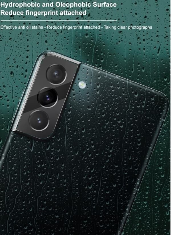 [2-PACK] Kameralinsskydd i Härdat Glas Galaxy S21 - Clear