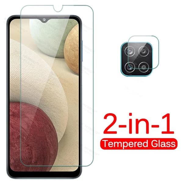 3-PACK Samsung Galaxy A42 Skärmskydd + Kameralinsskydd HD 0,3mm