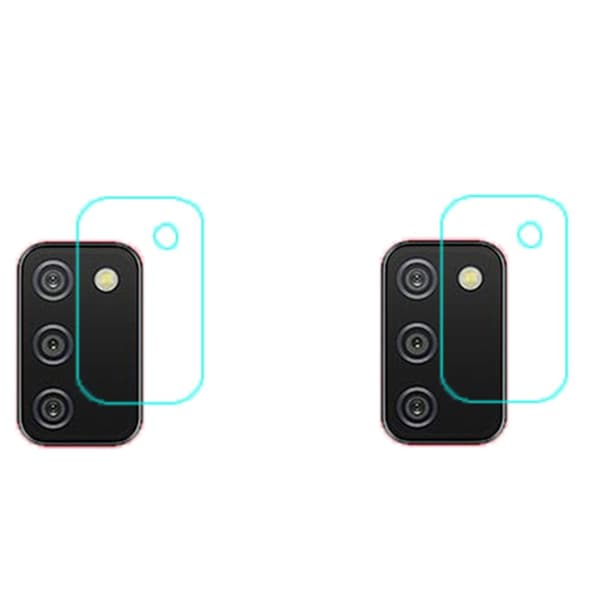 2-PACK Galaxy A02s Skärmskydd + Kameralinsskydd HD 0,3mm