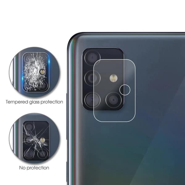 2-PACK Galaxy A52 Skärmskydd + Kameralinsskydd HD 0,3mm