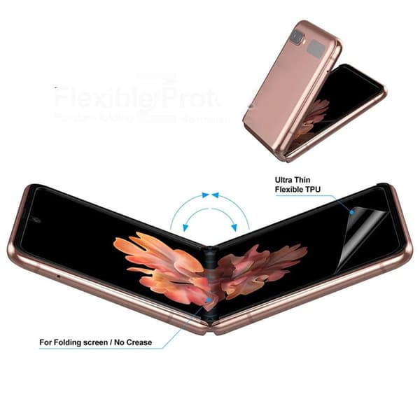 Galaxy Z Flip Hydrogel Fram- & Baksida Skärmskydd