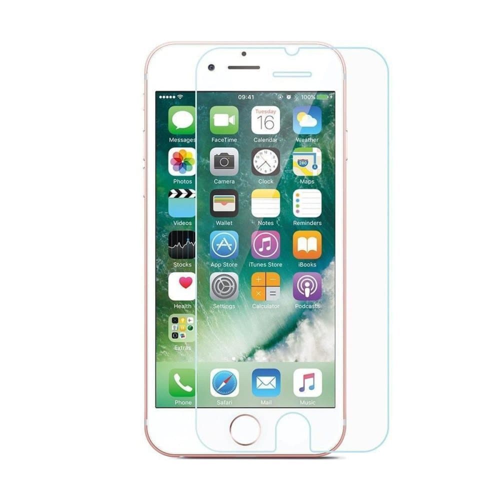 iPhone 6/6S/7/8 Plus skärmskydd 2.5D Premium Quality med Easy Applikator
