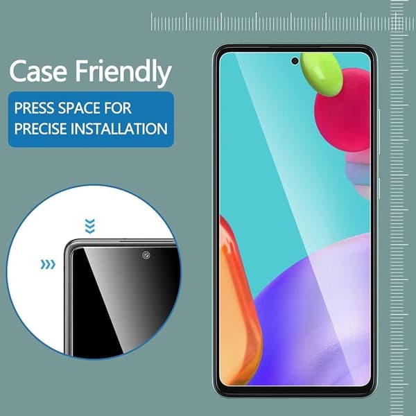 Galaxy A52 5G [4-PACK] 2 X Kameralinsskydd i Härdat Glas + 2 X Härdat glas