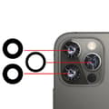 Miniatyrbild 6 av 10: iPhone 12 Pro Max Bakre Kamerafälglins Reservdel