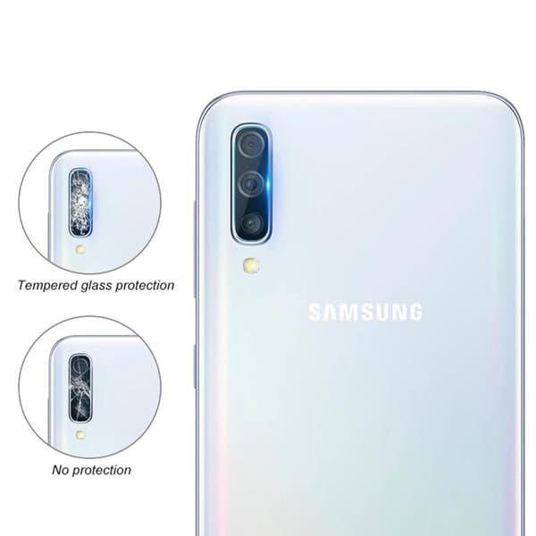 2-PACK Galaxy A20s HD-Clear Ultratunt Kameralinsskydd
