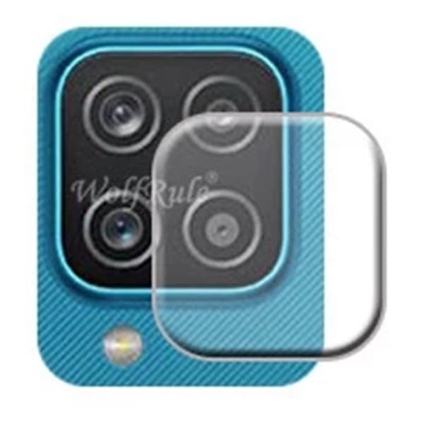 3-PACK Galaxy A12 HD-Clear Ultratunt Kameralinsskydd