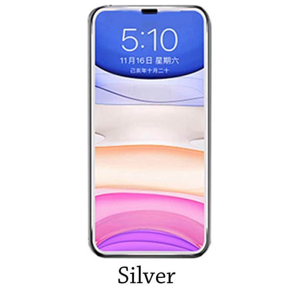 2-PACK iPhone 12 Aluminium Skärmskydd HD-Clear 0,2mm