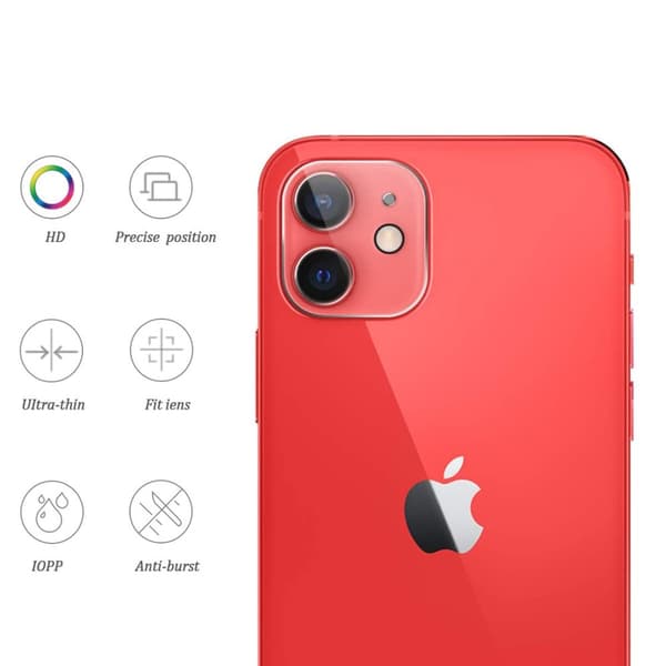 Heltäckande Linsskydd 0.2mm iPhone 12