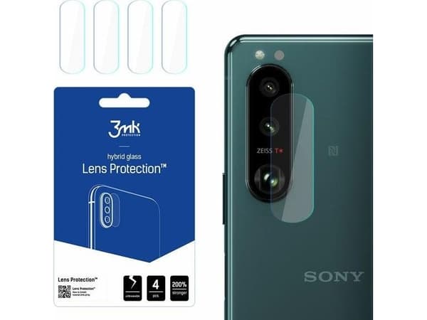 3MK Hybridglas för kameralins 3MK Linsskydd Sony Xperia 1 III 5G [4 PACK]
