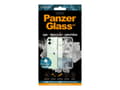 Miniatyrbilde 4 av 5: PanzerGlass ClearCase - Satin Silver Limited Edition - baksidedeksel for mobiltelefon - herdet glass, plastramme - blank, satengsølv - for Apple iPho