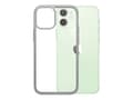 Miniatyrbilde 5 av 5: PanzerGlass ClearCase - Satin Silver Limited Edition - baksidedeksel for mobiltelefon - herdet glass, plastramme - blank, satengsølv - for Apple iPho