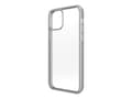 Miniatyrbilde 1 av 5: PanzerGlass ClearCase - Satin Silver Limited Edition - baksidedeksel for mobiltelefon - herdet glass, plastramme - blank, satengsølv - for Apple iPho