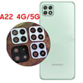 Miniatyrbild 1 av 9: 2-PACK Samsung Galaxy A22 5G 2.5D HD Kameralinsskydd