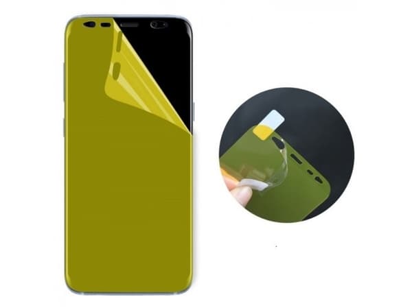 Qoltec Screen Protector Foil - Skjermbeskyttelse for mobiltelefon - film - 6.2" - gjennomsiktig - for Samsung Galaxy S8+