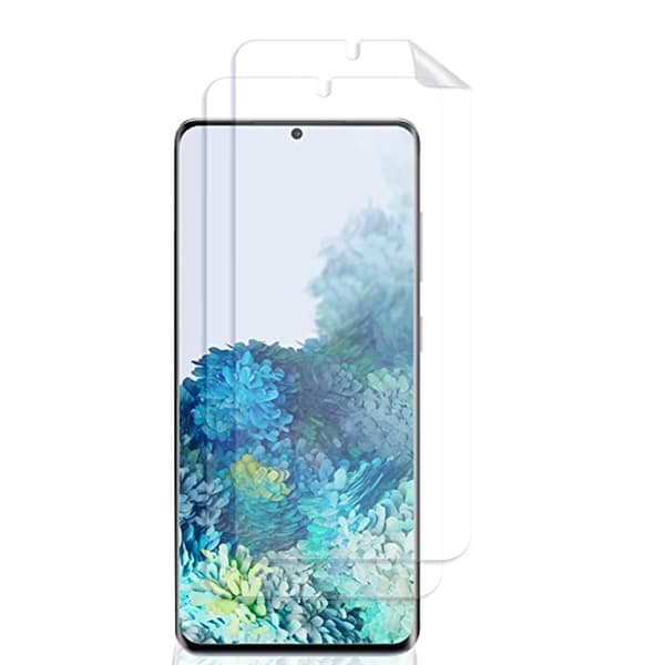 2-PACK Galaxy S21 Ultra Mjukt Skärmskydd PET 0,2mm