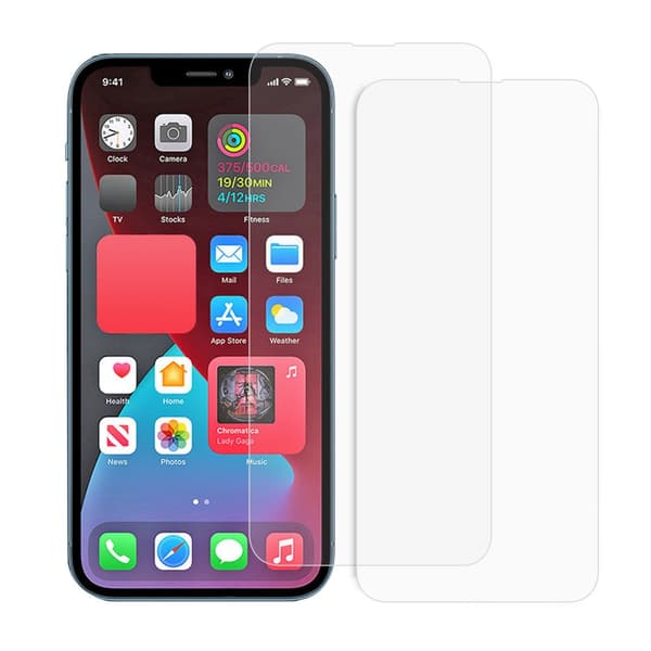 Skärmskydd iPhone 13/13 Pro 0.2mm Härdat Glas 2-Pack