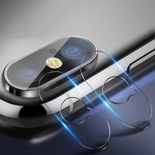 3-PACK Skärmskydd + Kameralinsskydd HD 0,3mm iPhone X/XS