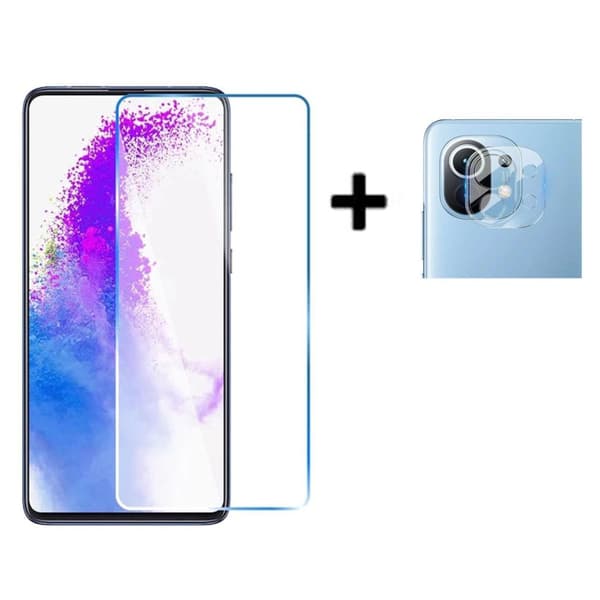 2-PACK Skärmskydd + Kameralinsskydd HD 0,3mm Mi 11 Lite