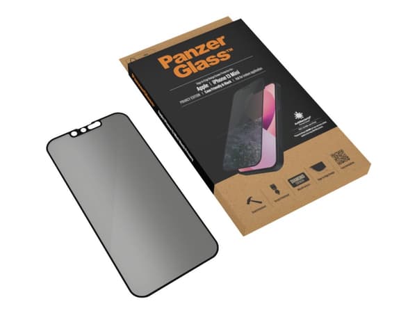 PanzerGlass PROP2744, Apple, Apple - iPhone 13 Mini, Asennus kuivana, Naarmuuntumisenkestävä, Iskunkestävä, Antibakteerinen, Läpinäkyvä, 1 kpl