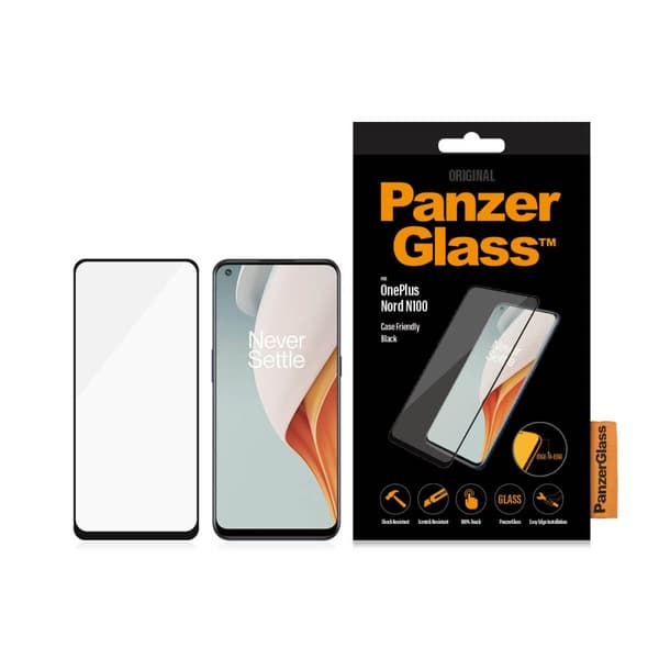 PanzerGlass OnePlus Nord N100 Case Friendly, Black