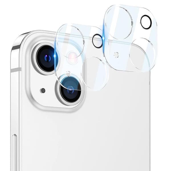 [2-Pack] Linsskydd Härdat Glas iPhone 13