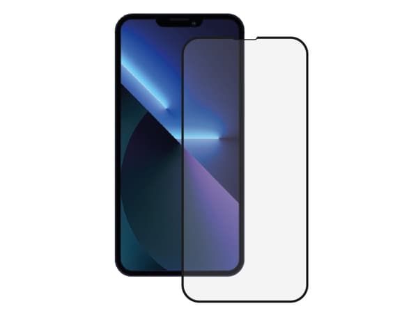 Vivanco Full, Apple, iPhone 13, iPhone 13 Pro, Kolahduksenkestävä, Pölynkestävä, Öljynkestävä, Naarmuuntumisenkestävä, Putoamisenkestävä, Musta, Läpi